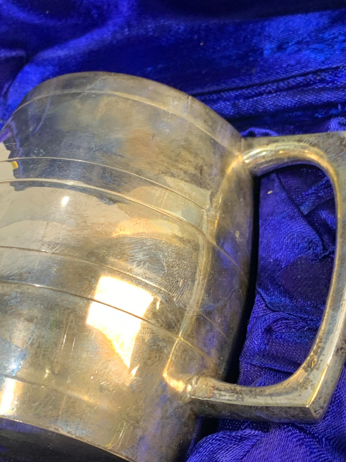 Vintage Barrel Mug In Box, Made in India.