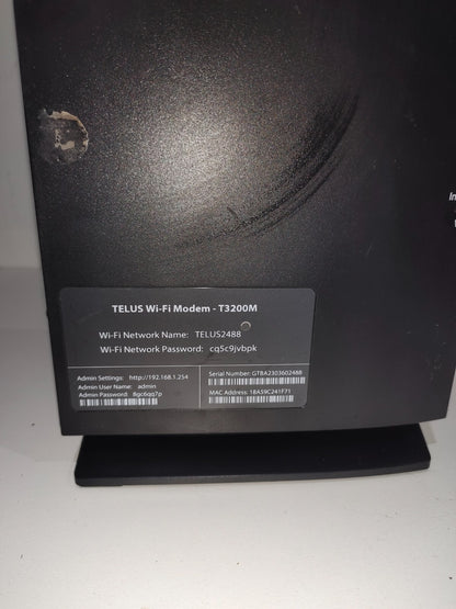 TDS Wi-Fi modem T3200M Bonded VDSL2 Wireless AC Gateway Router