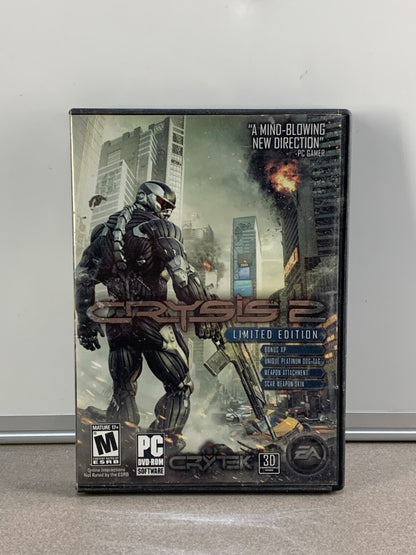 Crysis 2 Limited Edition 2011 PC DVD ROM Video Game Crytek EA