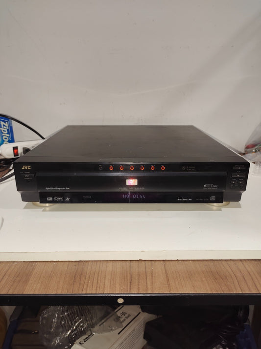 JVC XV-F80BK 7-Disc Progressive Scan DVD/CD Changer