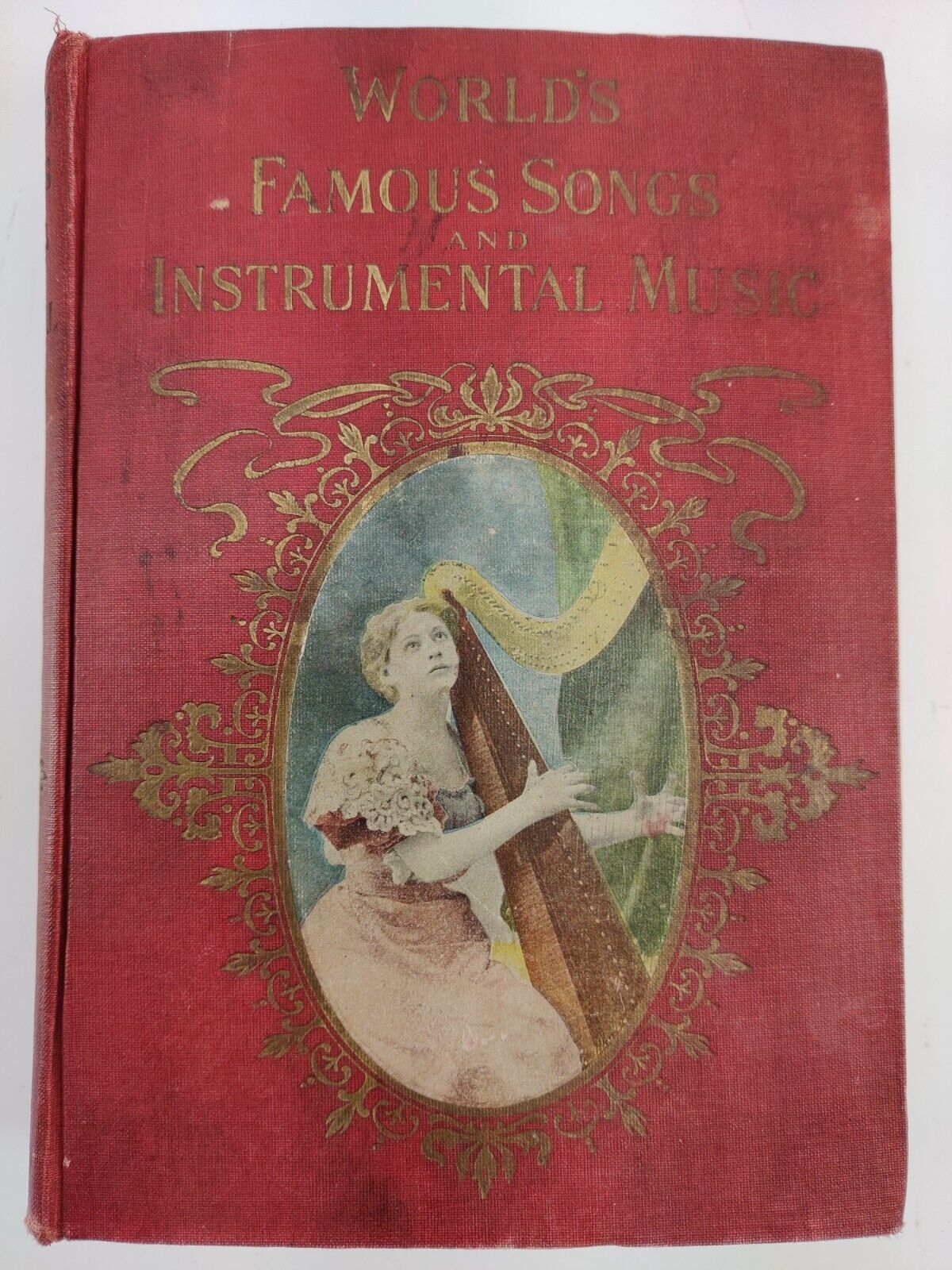 Antique Book 1903 World's Famous Songs and Instrumental Music with Scores