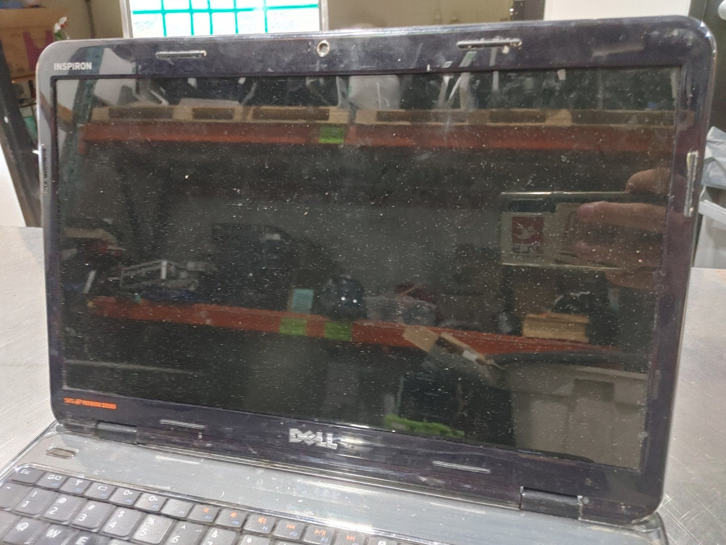 Dell Inspiron N5010 Laptop Black Fair Condition No RAM No HDD For Parts Untested