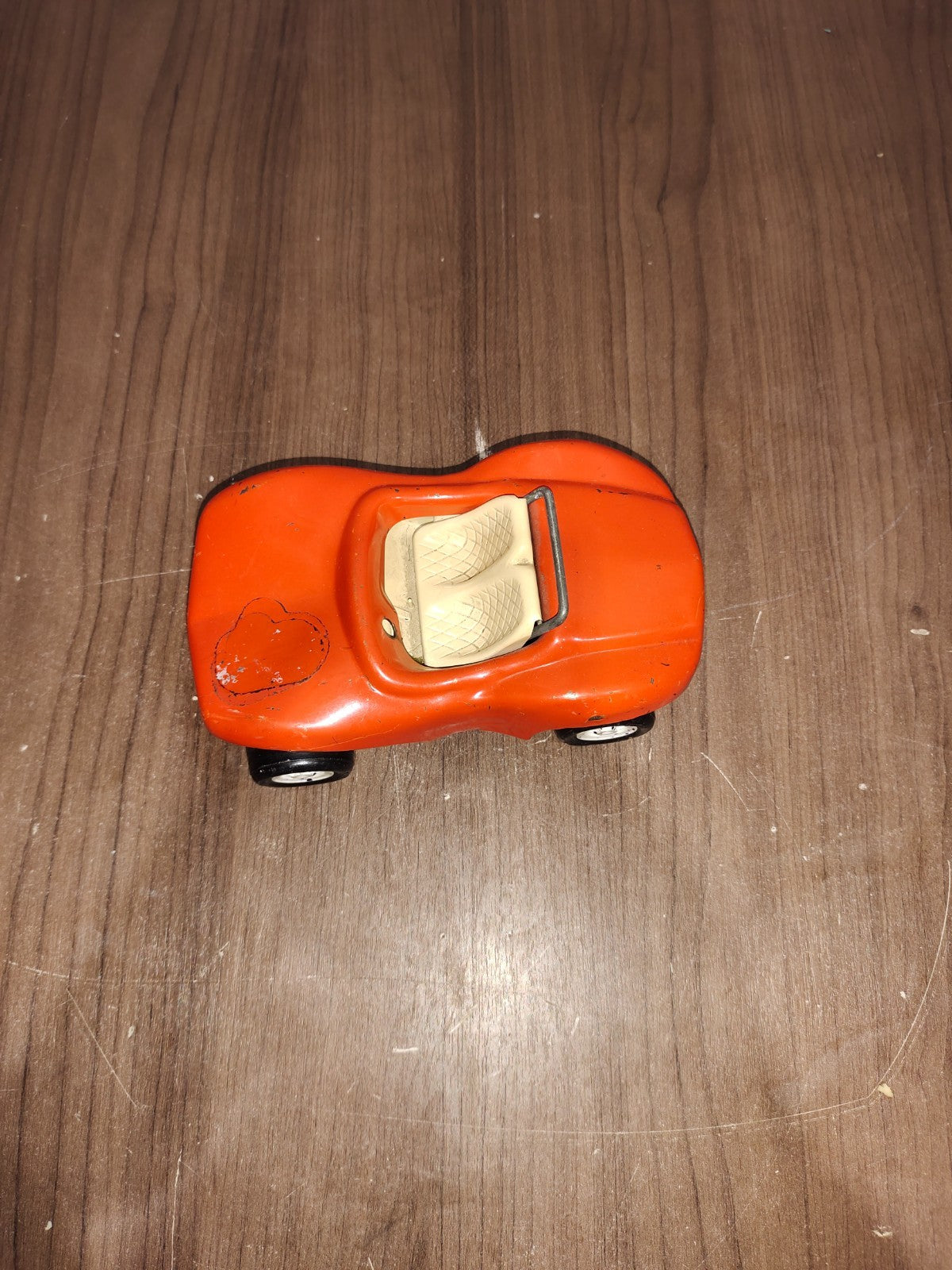 Vintage - Metal Tonka Dune Buggy Toy - Orange - Original 7-Inches
