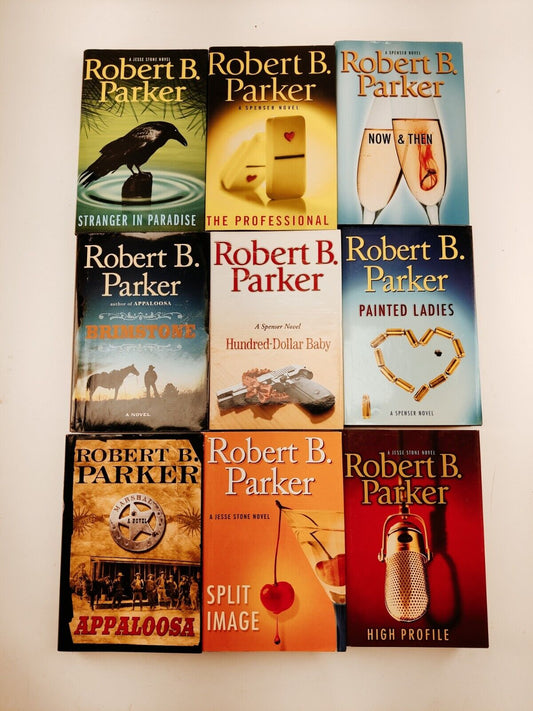 Robert B. Parker Lot of 9 HC Books
