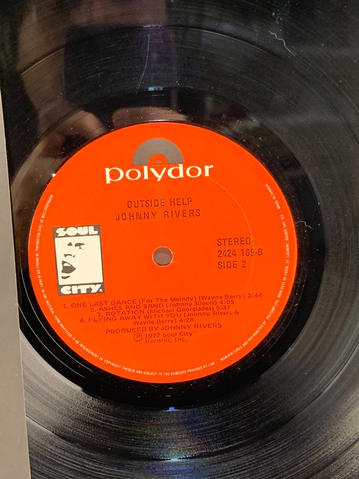 Johnny Rivers - Outside Help - (Vinyl LP)