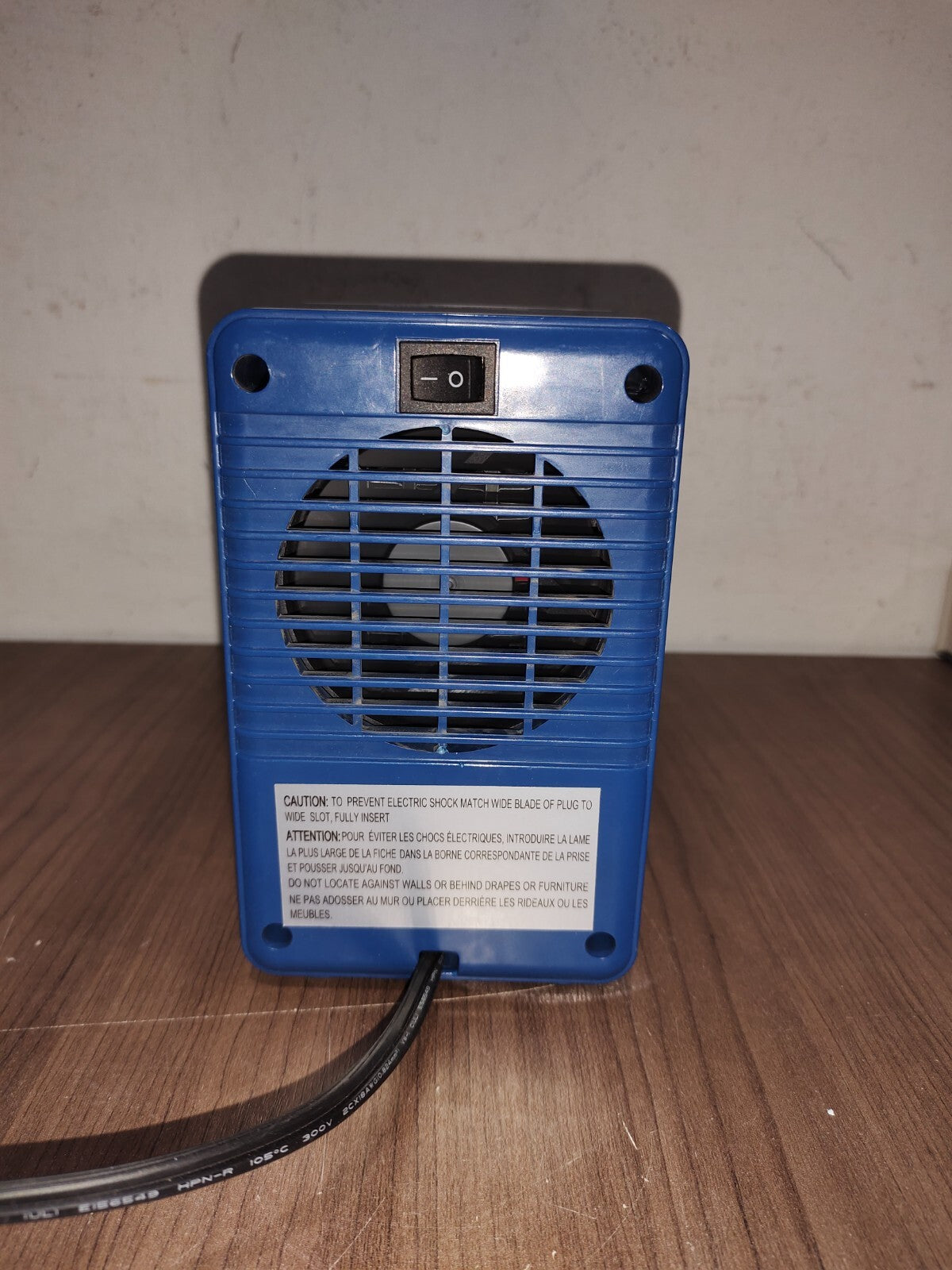 Comfort Zone Personal Ceramic Heater Mini Personal - CZ410BLCN