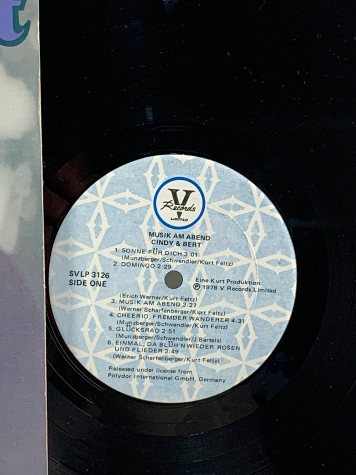 Cindy & Bert - Musik Am Abend LP 1976 (VG+/VG+) (LP, Vinyl)