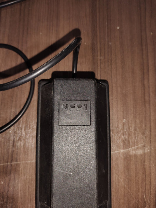 VFP-1-25 Single Piano-Style Sustain Pedal With Polarity Switch Made in Italy