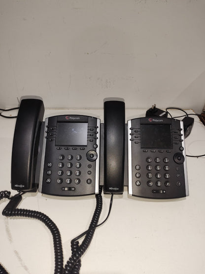 Polycom VVX 410 12-Line PoE IP Phone 2201-48400-001 - Set Of 2