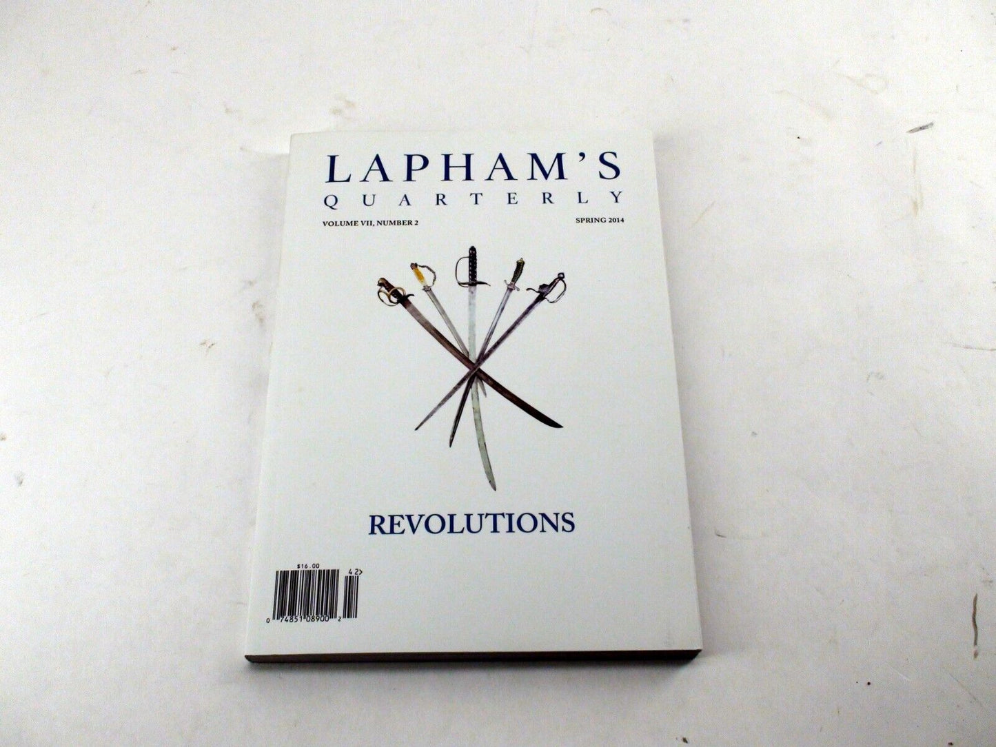 Lapham's Quarterly Spring 2014 - Revolutions Issue - Collectible Literary Journal