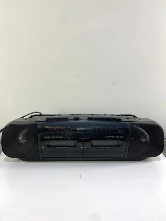 Vintage Seiko WKC-3A FM AM Radio Dual Cassette Boombox 90's WORKS