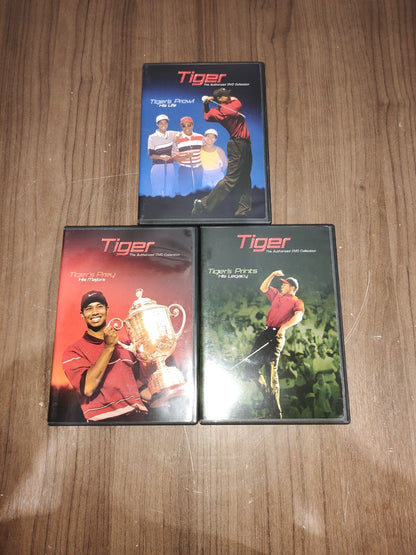 TIGER WOODS - TIGER: THE AUTHORIZED DVD COLLECTION 3 DISC BOXED SET