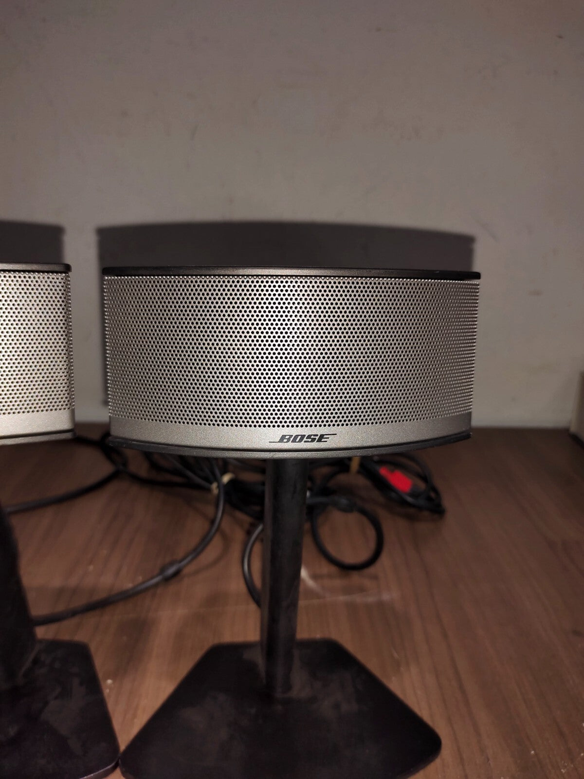 Genuine Bose Companion 5 Multimedia Computer Speakers w/ Stands Left Right 4 Pin