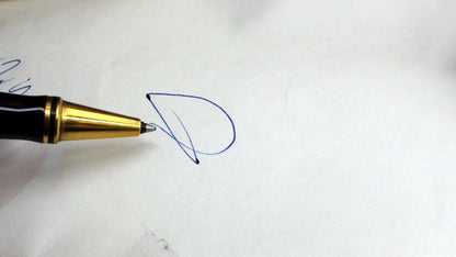 Parker Duofold Platinum Club Rollerball Pen w/ Case – Rare Platinum Trim