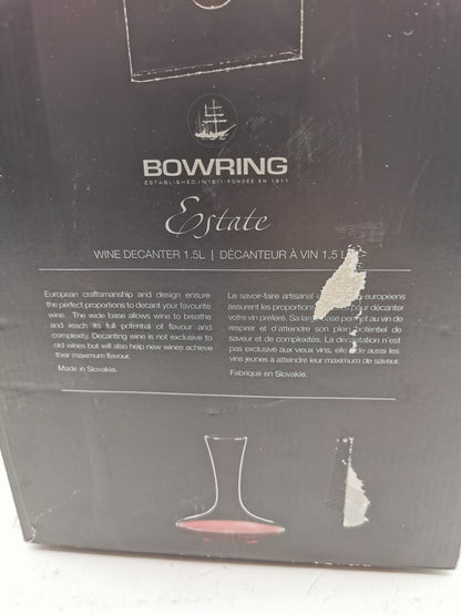 Bowring estate wine decanter 1.5L