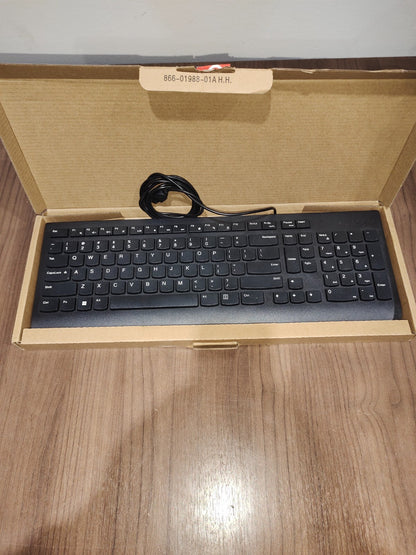 Black Slim USB-Wired keyboard for Lenovo SK-8823
