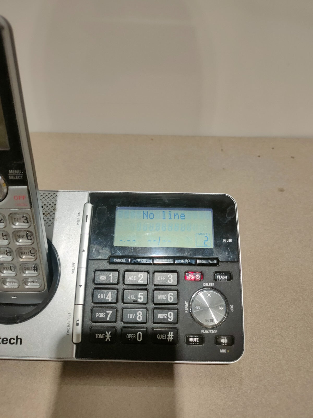 VTech Digital Answering System Handset Single Line Cordless Phone CS5159-3 BS