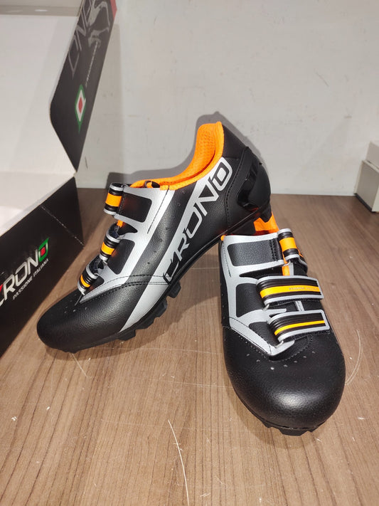 Crono CX-4-17 MTB NYLON Black Orange Shoes - Size - 42.5 (EUR)