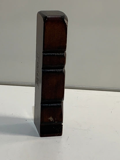 Vintage Maori Carved Wooden Tiki Totem Statue Figure. Rotorua New Zealand