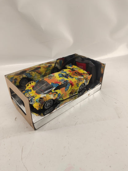 Yellow - Graffiti Models Car Unborn Collectible RC Car - Bugatti