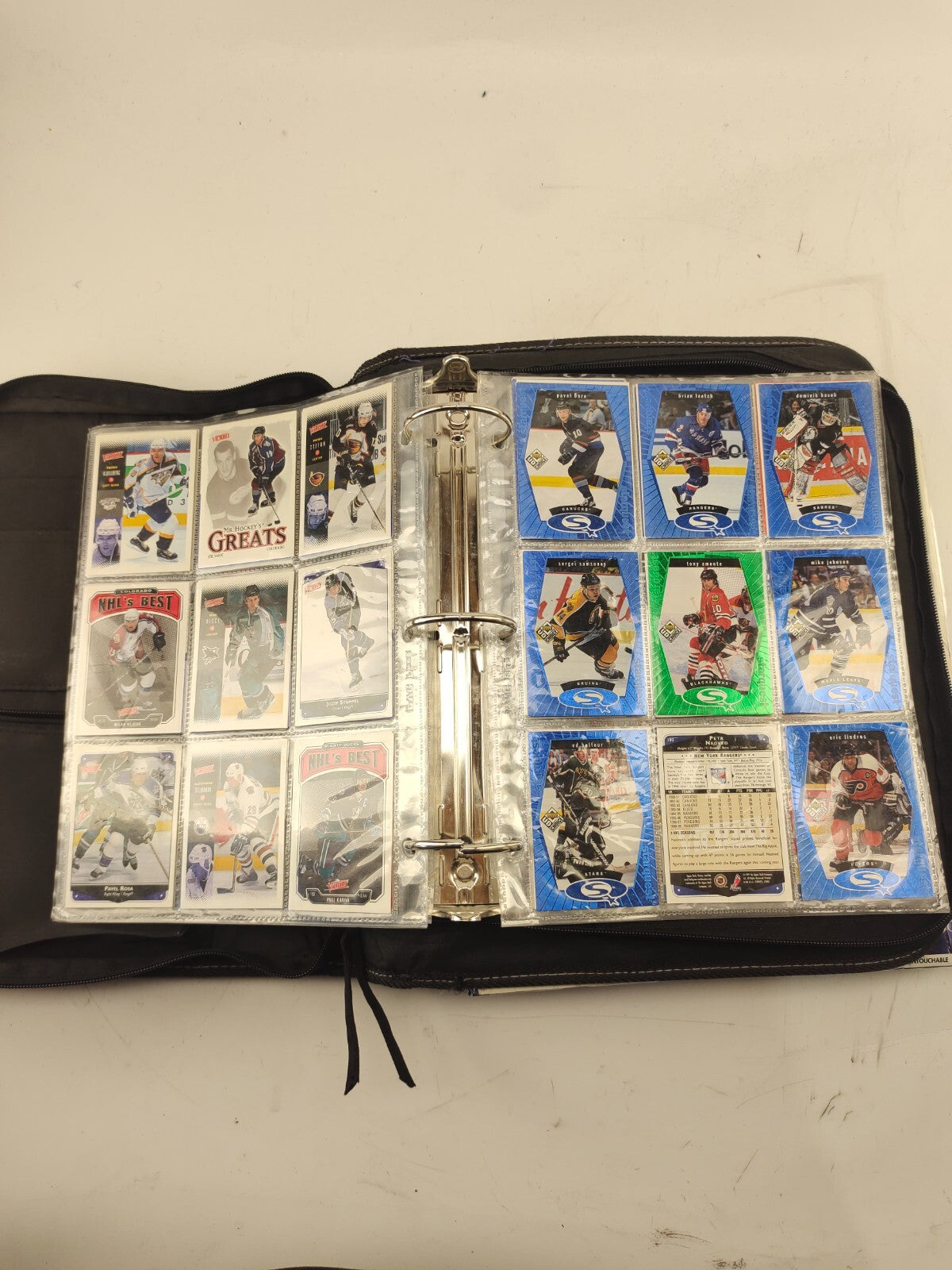 Old and New Hockey Player Cards