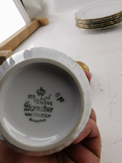 Bavaria Germany Plates & Creamer.