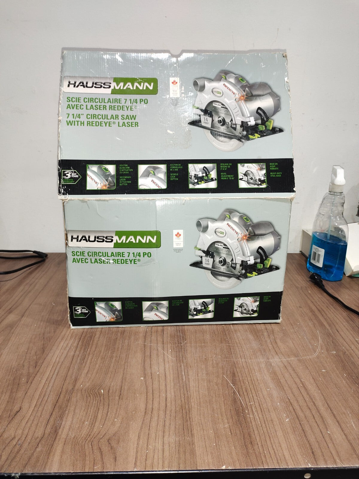 Haussmann 7-1/4" Red Eye Laser Guided Circular Saw 14Amps
