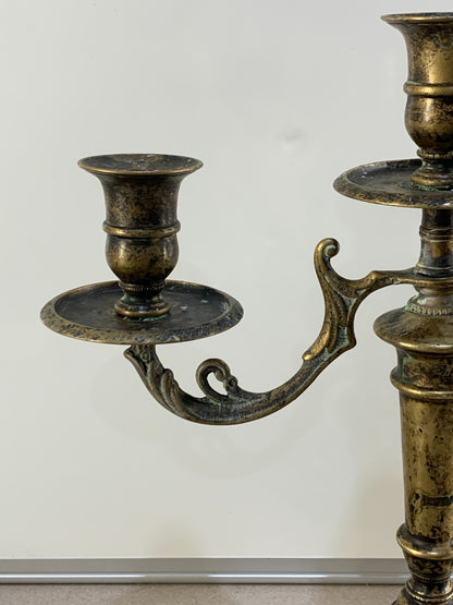 Vintage 3 arm candelabra candle holders