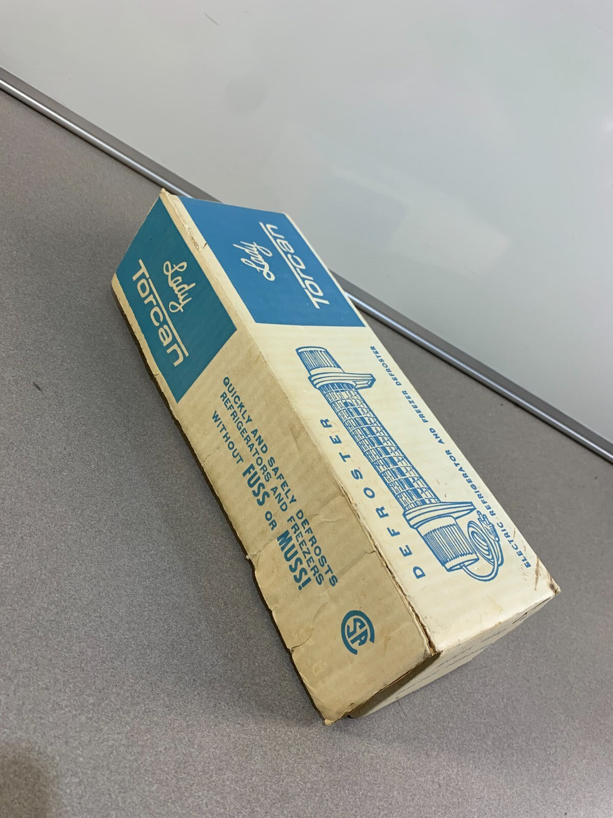 Vintage Lady Torcan Defroster Electric Refrigerator Freezer Defroster in Box