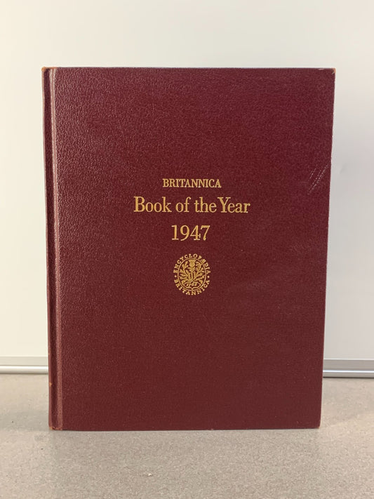 Vintage Encyclopedia Britannica Book Year 1947