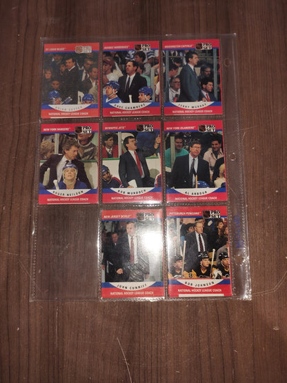 Rare Collectible NHL - Coach Cards PRO-SET - Set of 16 Cards