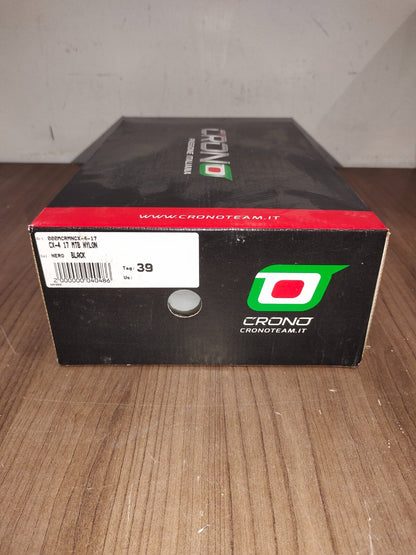 Crono CX-4 17 Mountain Bike Gravel BMX Shoes - Nero Black - Size - 39 (EUR)