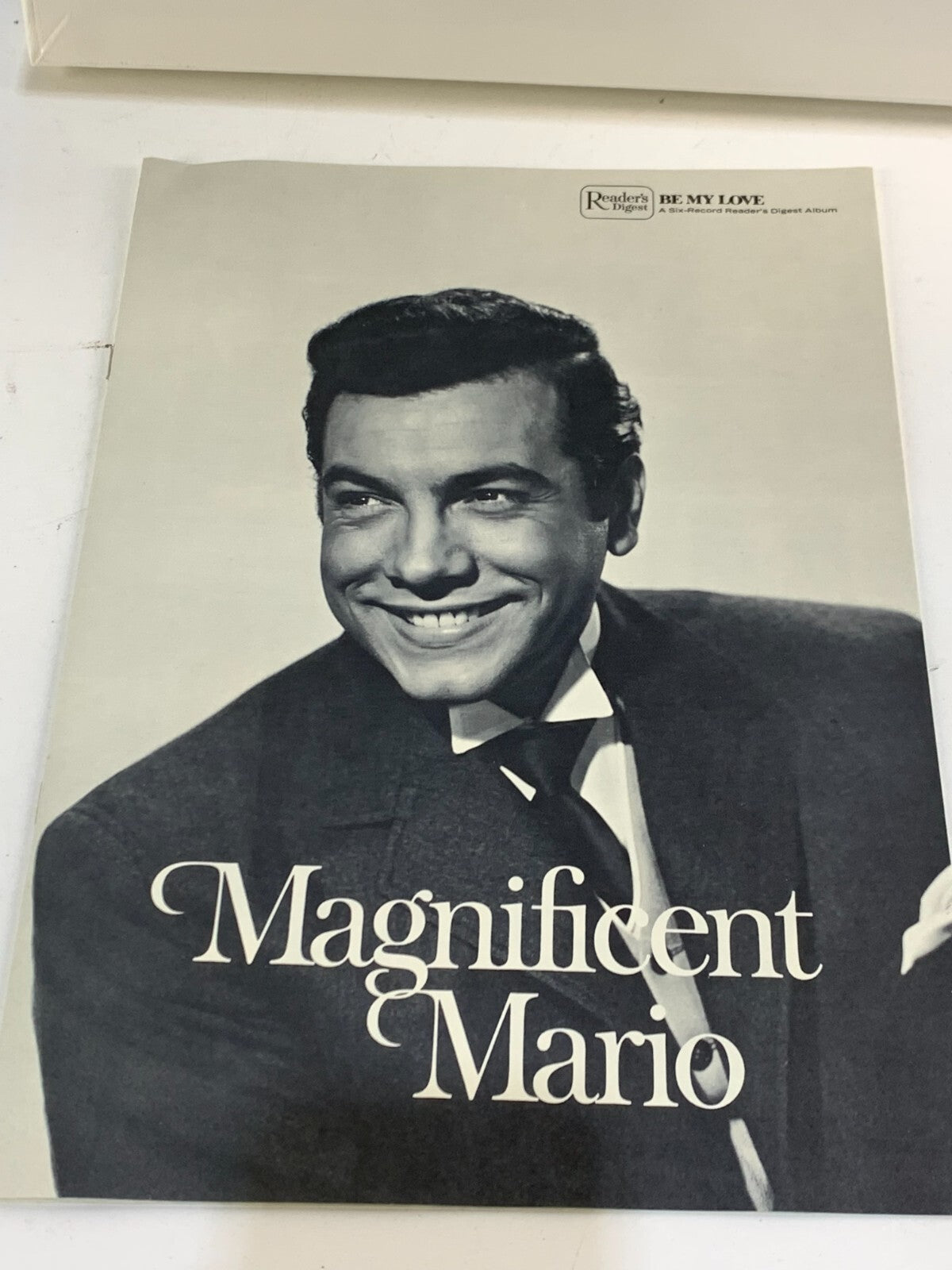 Be My Love The Golden Voice of Mario Lanza 6 LP Box Set Album Readers Digest EX