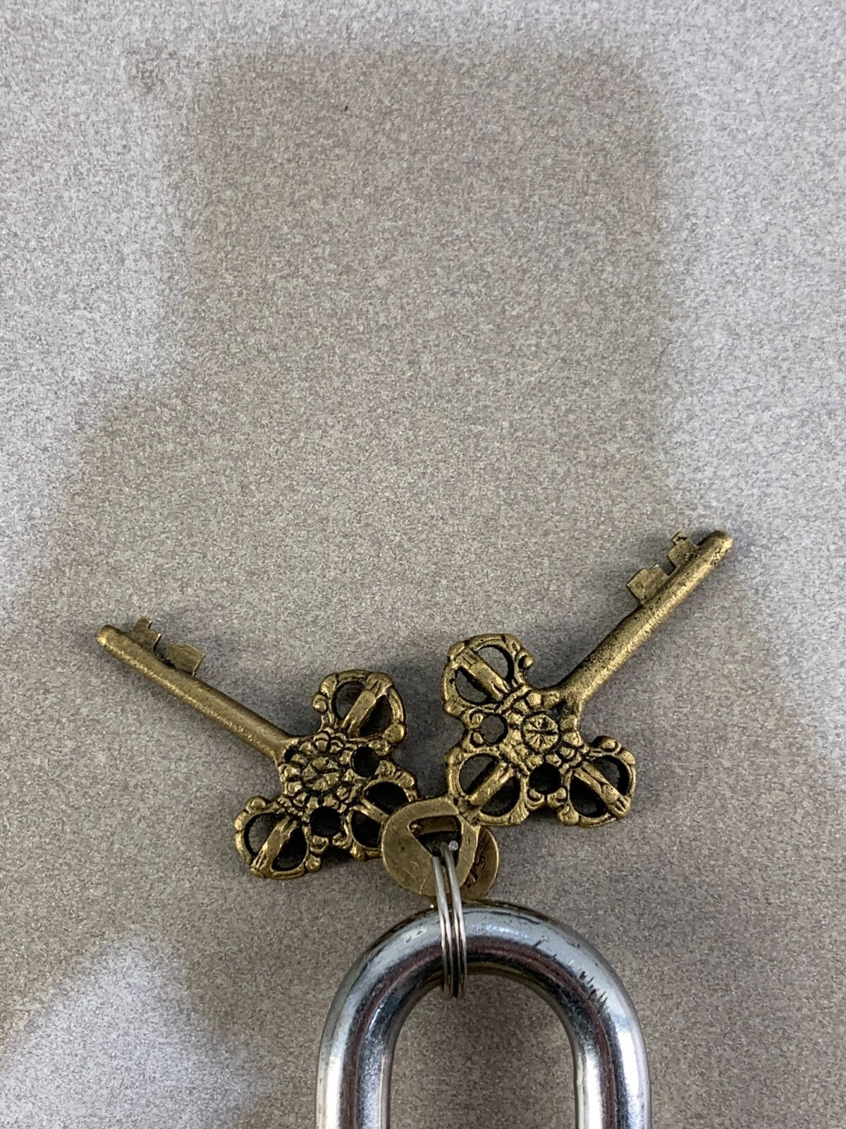 Buddha Shape Door Lock Antique Style Handmade Brass Padlock with Working Keys