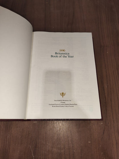 Encyclopedia Britannica Book Year - Set of 3 (1990-1991-1992)