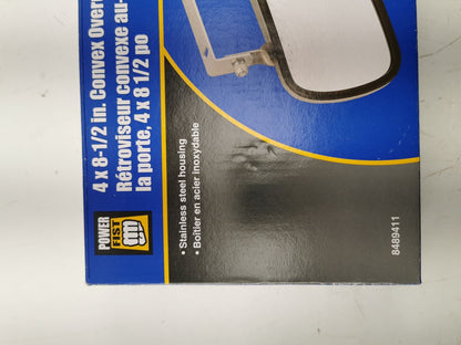 Power Fist 4x8-1/2 in. convex overdoor mirror