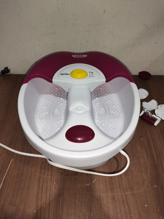 Dr Scholls Bubble Bath Soothing Rolling Foot Spa Plus Massager - DR6622FWM