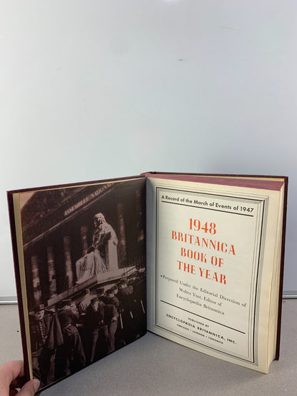 Vintage Encyclopedia Britannica Book Year 1948