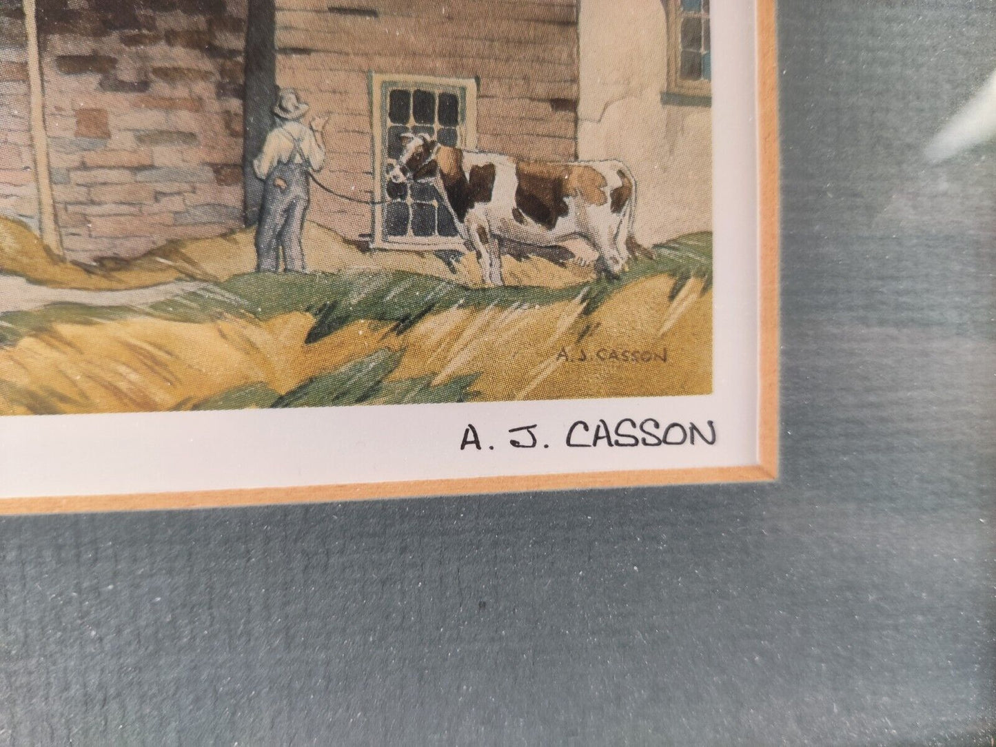 A. J. Casson Framed Art Print "Saturday Afternoon"