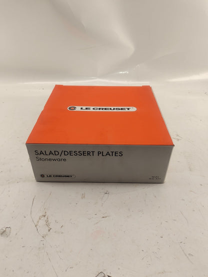 Le Creuset Classic Salad/Dessert Plates (Set of 3) - White (Chipped)