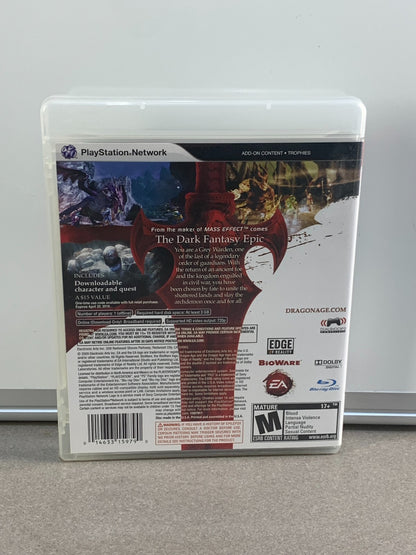 Dragon Age: Origins PlayStation 3 PS3  Tested Working