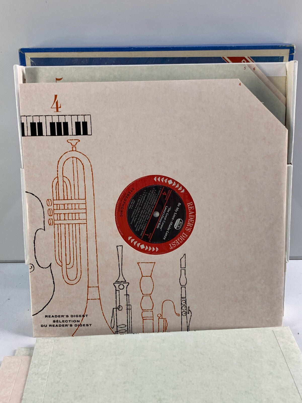 Be My Love The Golden Voice of Mario Lanza 6 LP Box Set Album Readers Digest EX