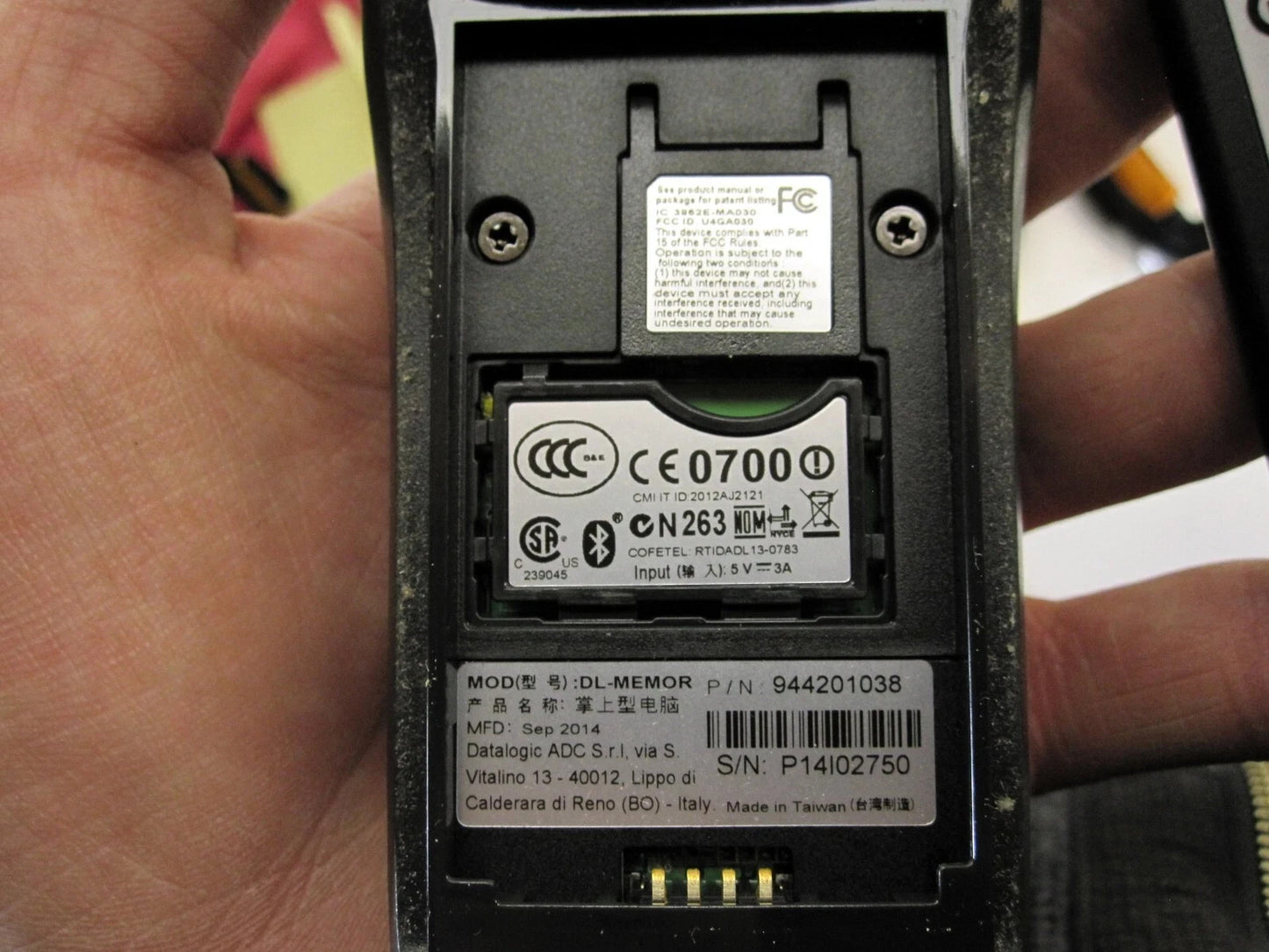 Datalogic Memor DL-MEMOR 944201016 PDA Scanner Tested