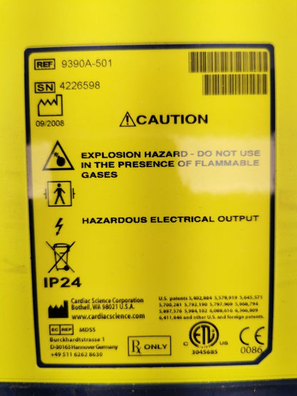 CARDIAC SCIENCE POWER HEART AED G3 WITHOUT BATTERY No.