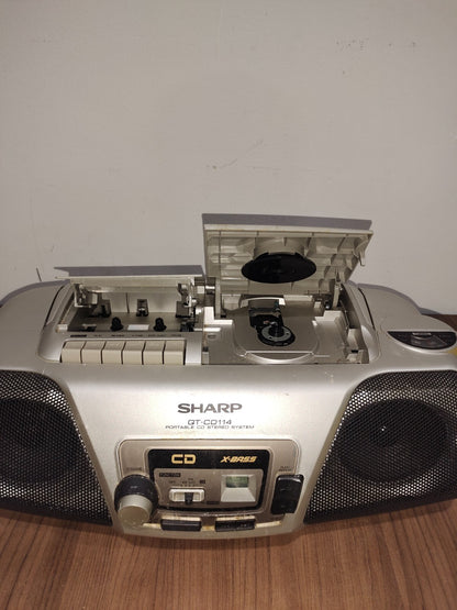 Sharp QT-CD114 Portable CD Stereo System Boombox 1