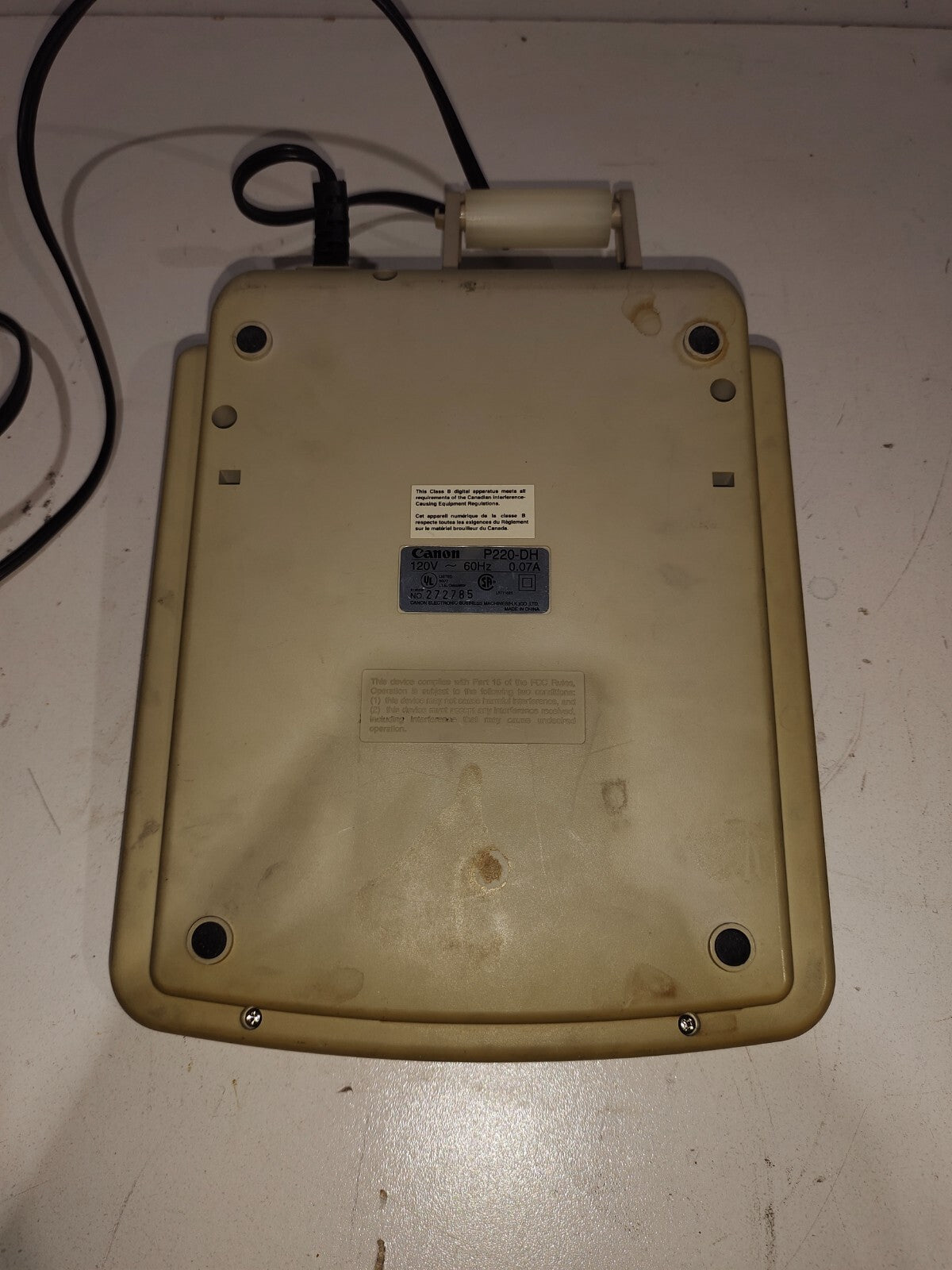 Canon P220-DH Print Calculator 12 Digit 2 Color Print