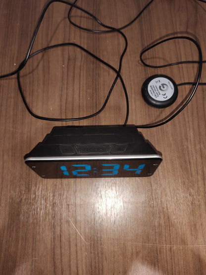 Lielongren Loud Digital Alarm Clock LLR010A with 2 USB Ports