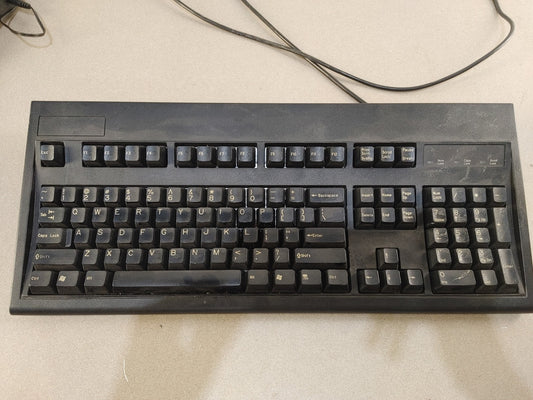 VINTAGE GOOD CONDITION KeyTronic PS/2 Vintage Wired Keyboard Black