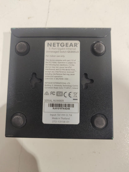 NETGEAR 5-Port Gigabit Ethernet Unmanaged Switch (GS305)
