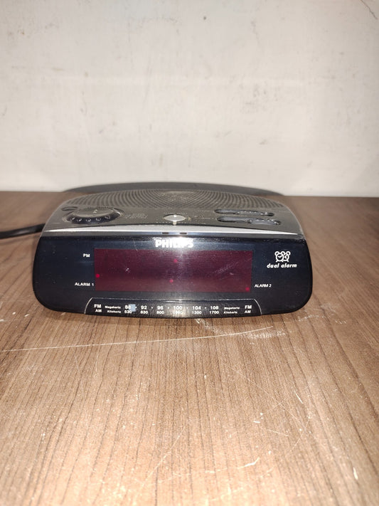 Phillips Dual Alarm Clock Radio AM/FM - AJ3220